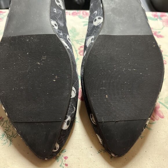 Torrid Disney Nightmare Before Christmas Jack Bats Flats Slip On Womens 10.6 - Picture 10 of 11
